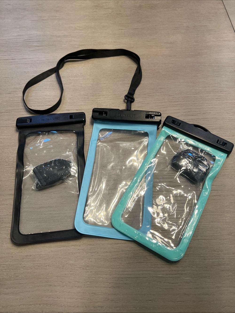 3 Pack Waterproof Floating Cell Phone Pouch Dry Bag Case Cover For Phone